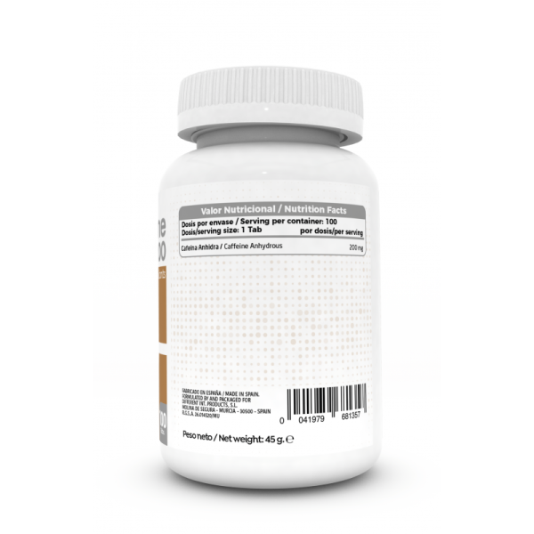 Caffeine 200 mg - 100 Tabs + 100 Tabs Free