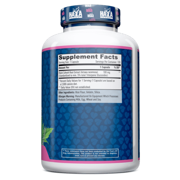 Black Cohosh 100 mg. - 120 Caps.