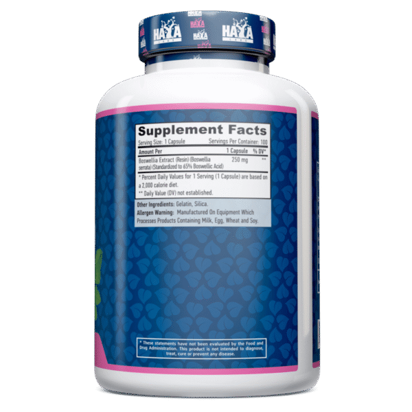 Boswellia 250 mg. 100 Caps