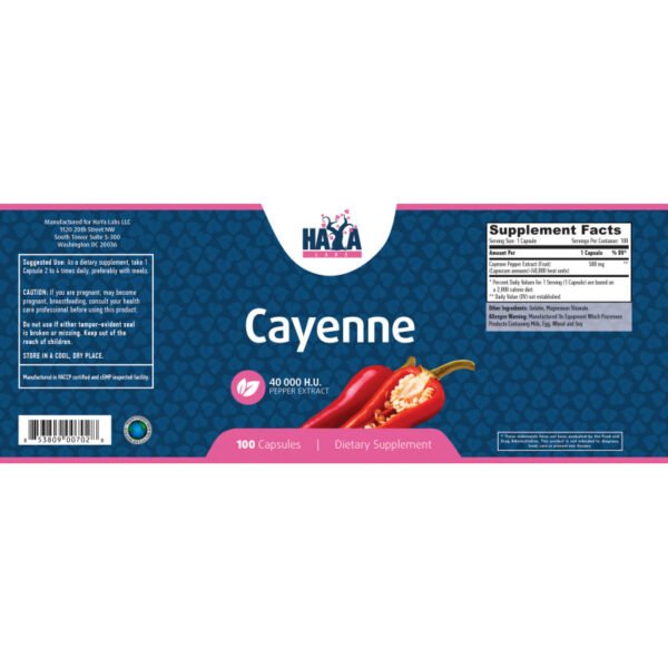 Cayenne 40 000 H.U. 100 Caps