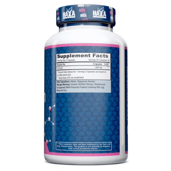 Chitosan 500 mg. - 90 Caps.