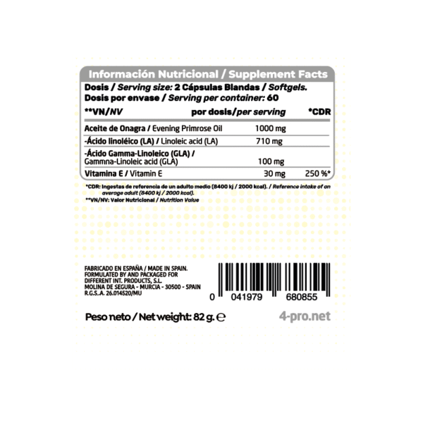 Evening Primrose Oil - 120 Softgel