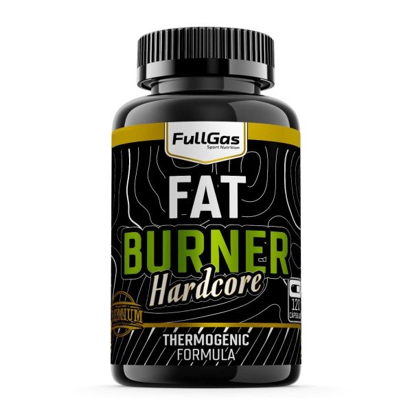 FAT BURNER HARDCORE - Thermogenic Formula | 120 cáps