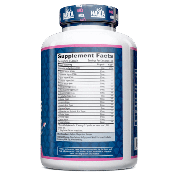 free-form-amino-complex-100-caps-vegan-formula (1) Free Form Amino Complex 100 Caps. Vegan Formula