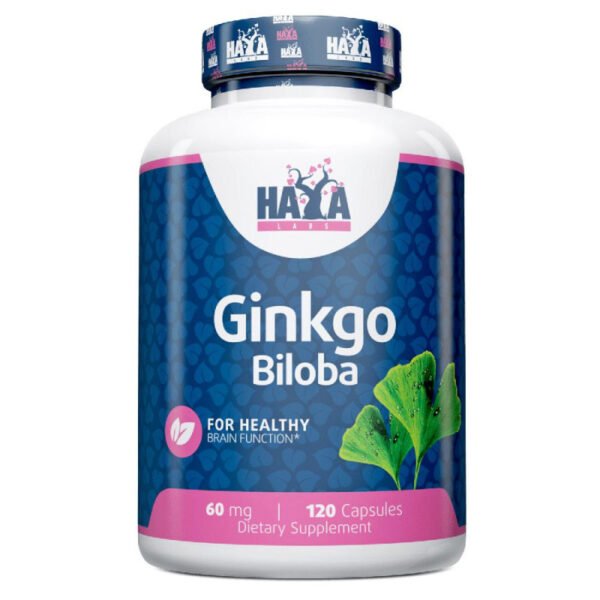 Ginkgo Biloba 60 mg - 120 Caps.