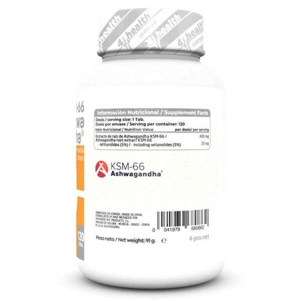 KSM-66 Ashwagandha 400 mg 120 Tabs