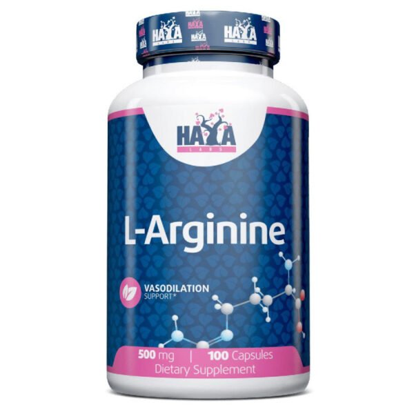 L-Arginine 500 mg. - 100 Caps.