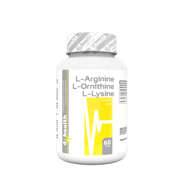 L-Arginine L-Ornithine L-Lysine 60 Caps