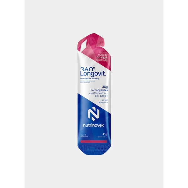 Longovit 360 Gel · 30g CHO 24 unidades