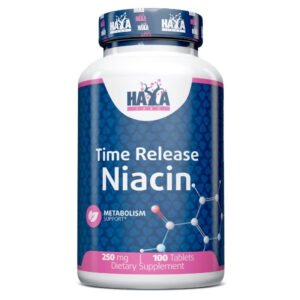 Niacin -Time Release- 250 mg - 100 Tabs.