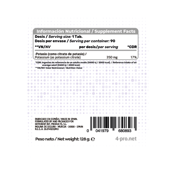 Potassium 350 mg 90 Tabs