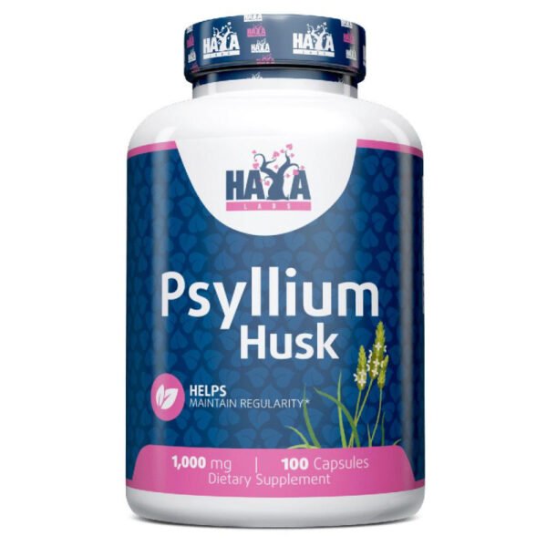 Psyllium Husk 500 mg. 100 Caps.