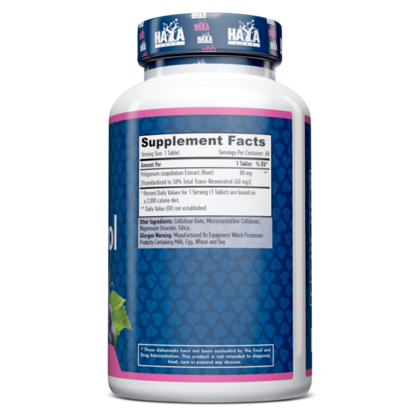 resveratrol-40-mg-60-tabs (1) Resveratrol 40 mg. - 60 Tabs.