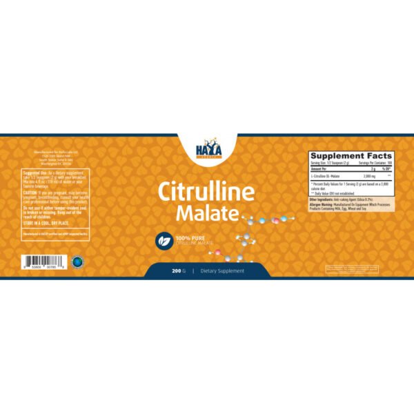 Sports Citrulline Malate 200 Grms.