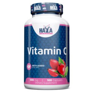 Vitamin C With Rose Hips 500 mg - 100 Caps.