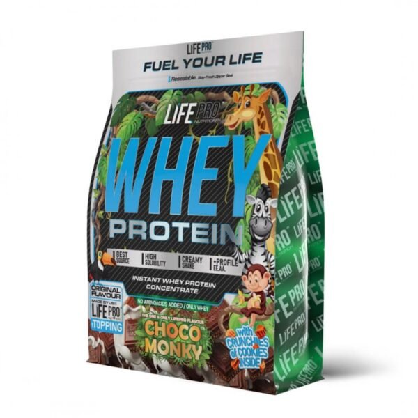 Life Pro Whey Choco Monky 1kg Bag Edition